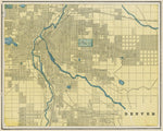 1887 Map of Denver Print