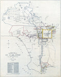 1916 Los Angeles Annexations Map Print