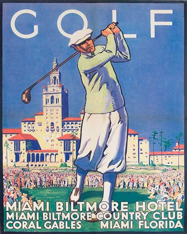 1931 Biltmore Hotel Golf Poster Print