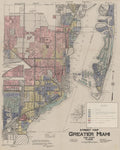 1934 Map of Miami Print