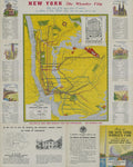 1939 New York Worlds Fair Transit Map Print