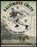 1947 Baltimore Colts Program Cover Print