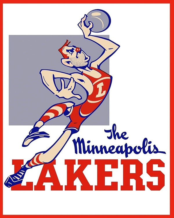 1947 Minneapolis Lakers Poster Print