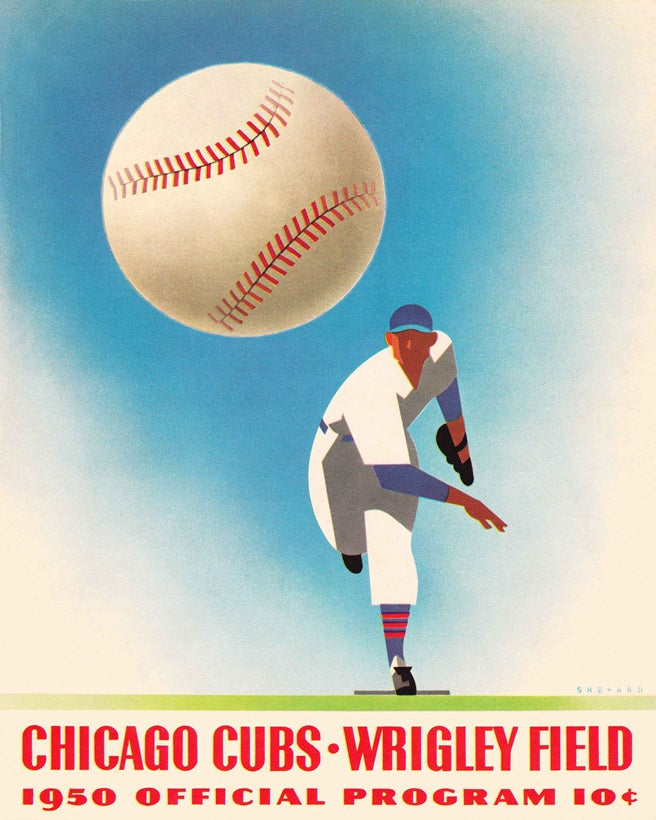 1950 Chicago Cubs Poster Print