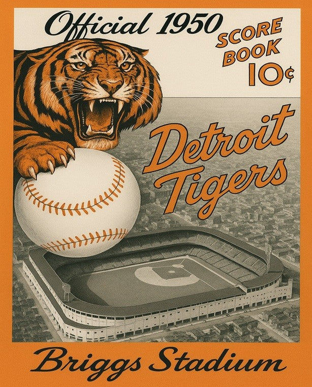 Detroit Tigers 1950 Poster Print