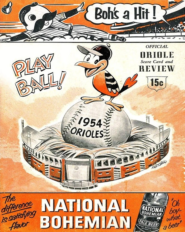 1954 Baltimore Orioles Poster Print