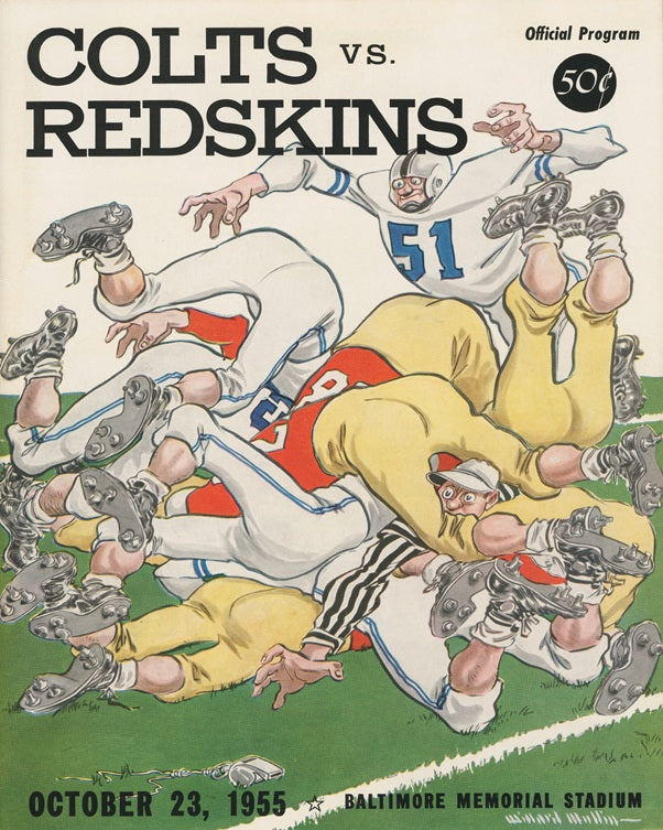 1955 Baltimore Colts Poster Print