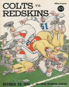 1955 Baltimore Colts Poster Print