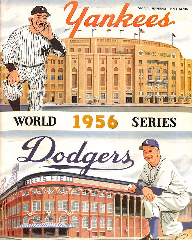 1956 World Series Poster Print