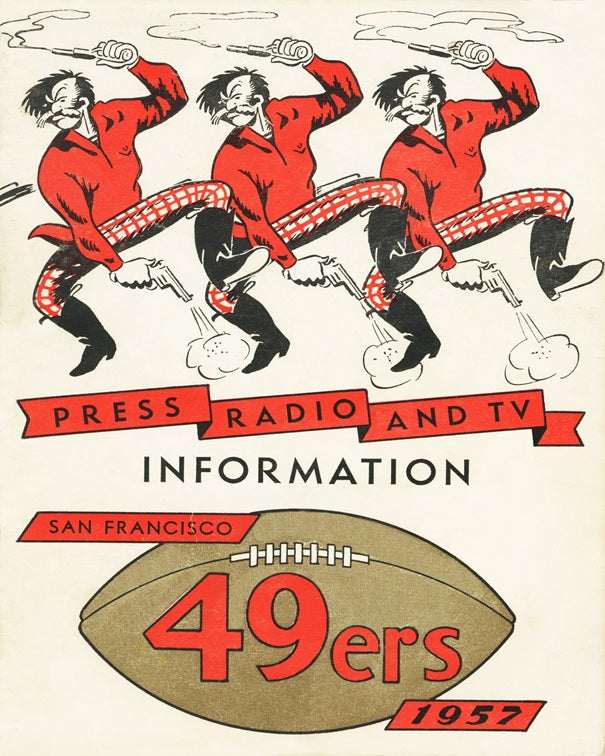 1957 San Francisco 49ers Poster Print