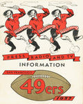 1957 San Francisco 49ers Poster Print