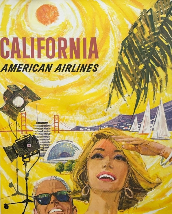 1960 AA California Poster Print