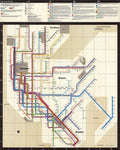 1972 NYC Subway Map Print