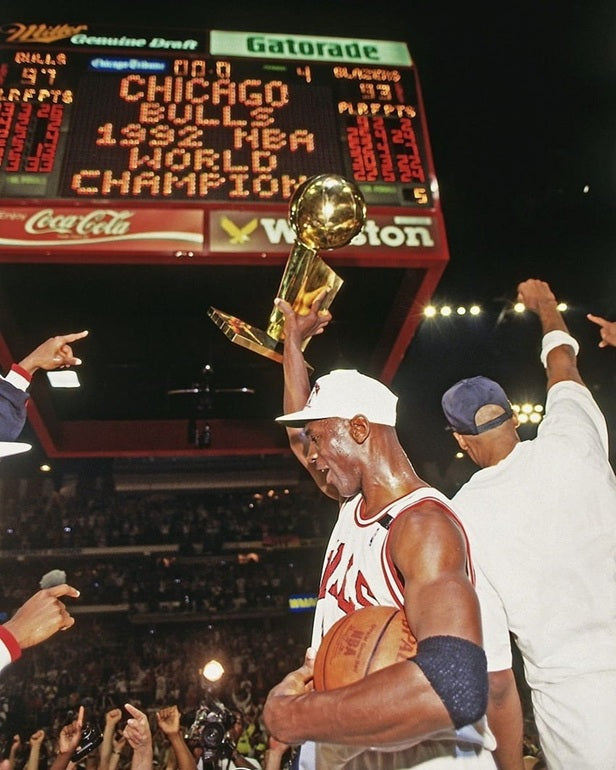 1992 Champion Bulls Print