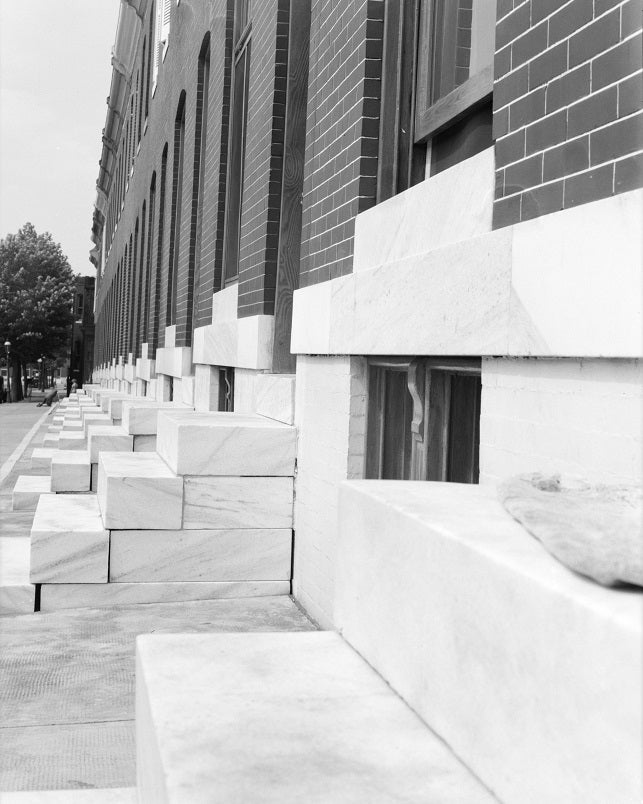 Baltimore's Marble Steps 1938 Print