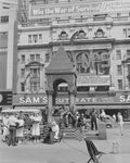Band Playing in Downtown Detroit 1942 Print