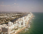 Birdseye view of Miami Beach 1966 Print