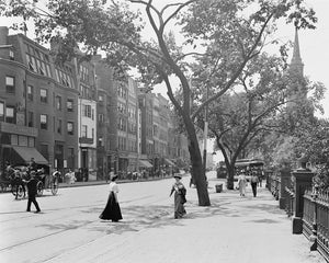 Boylston Street 1910s Print