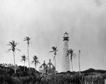 Cape Florida Lighthouse 1870s Print