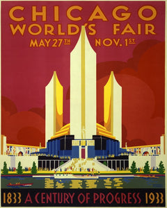 Chicago's 1933 World's Fair Poster Print