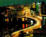 Collins Avenue at Night 1969 Print