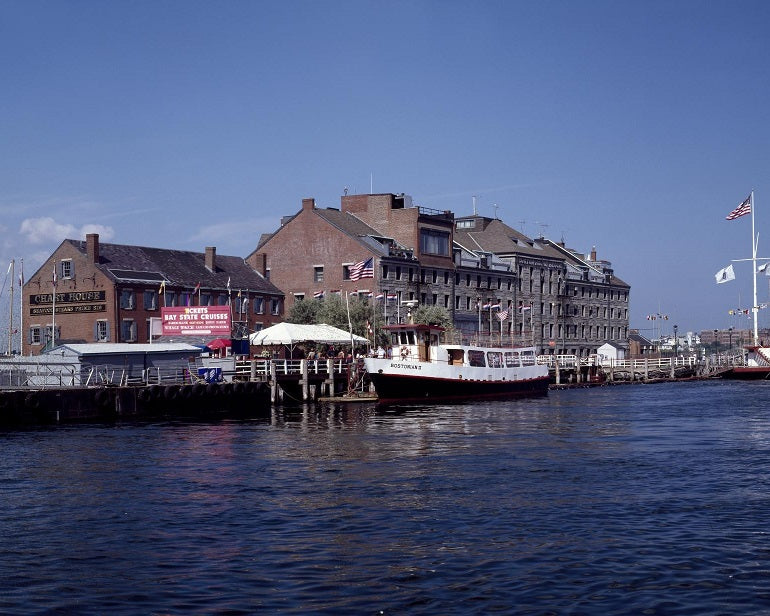 Custom House Block 1980s Print