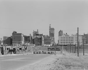 Downtown Dallas 1942 Print