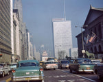 Driving down Michigan Avenue 1962 Print