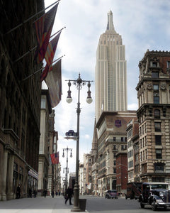Empire State Building from 41st 1933 Color Print