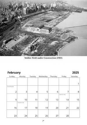 Historic Chicago 2025 Calendar