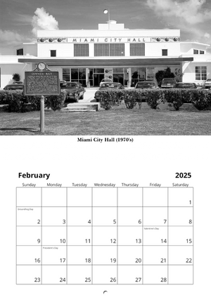 Historic Miami 2025 Calendar