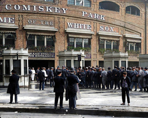 First Game at Comiskey Park 1910 Color Print