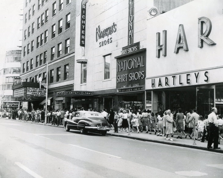 Flagler Street 1947 Print