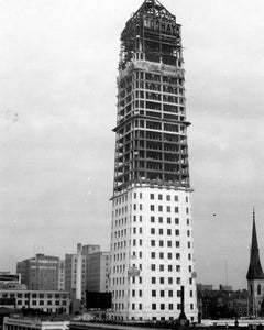 Foshay Tower under Construction 1920s Print