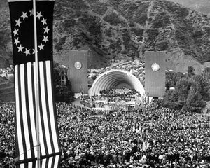 Frank Sinatra at the Hollywood Bowl 1942 Print