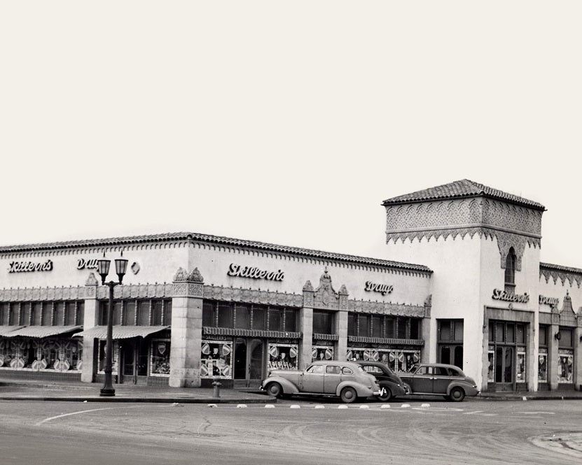 Highland Park Village 1940s Print