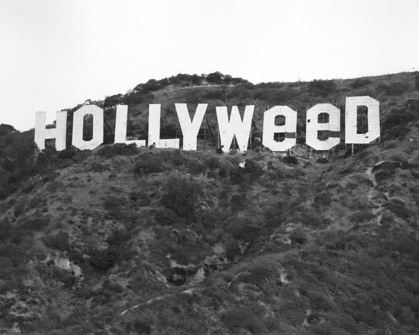 Hollyweed Sign 1976 Print