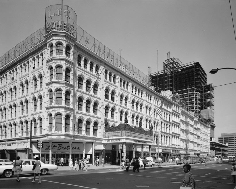 Lit Brothers Department Store 1970s Print