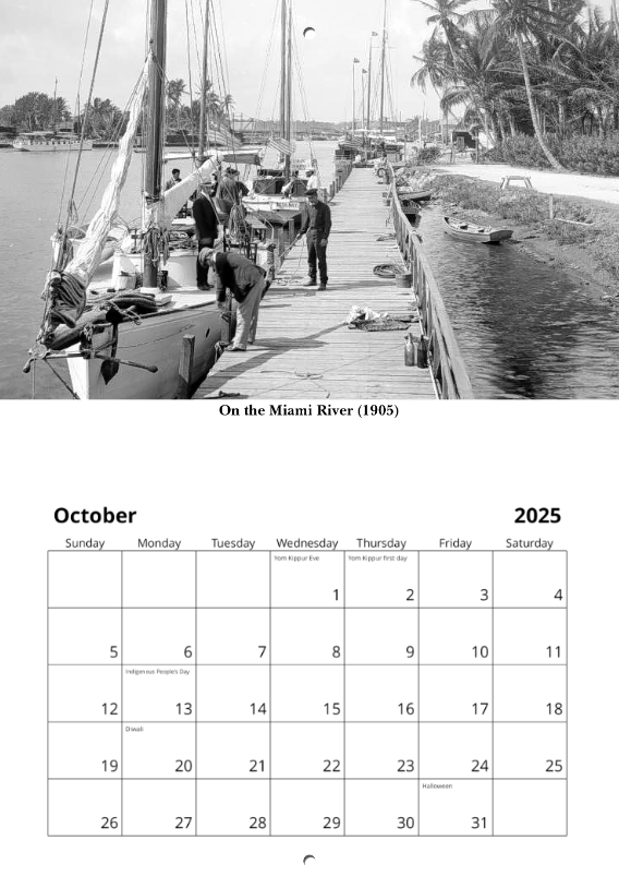 Historic Miami 2025 Calendar