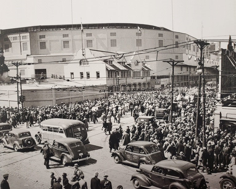 Opening Day at Briggs Stadium 1938 Print
