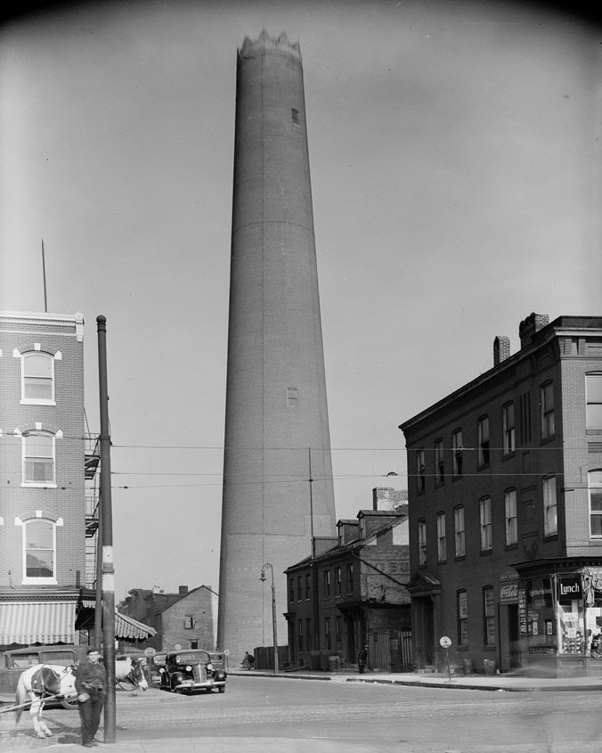 Phoenix Shot Tower 1936 Print