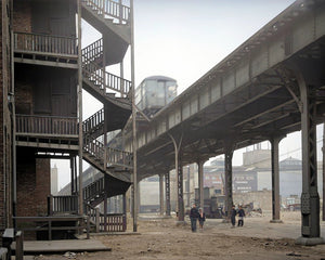 Under the El 1941 Color Print
