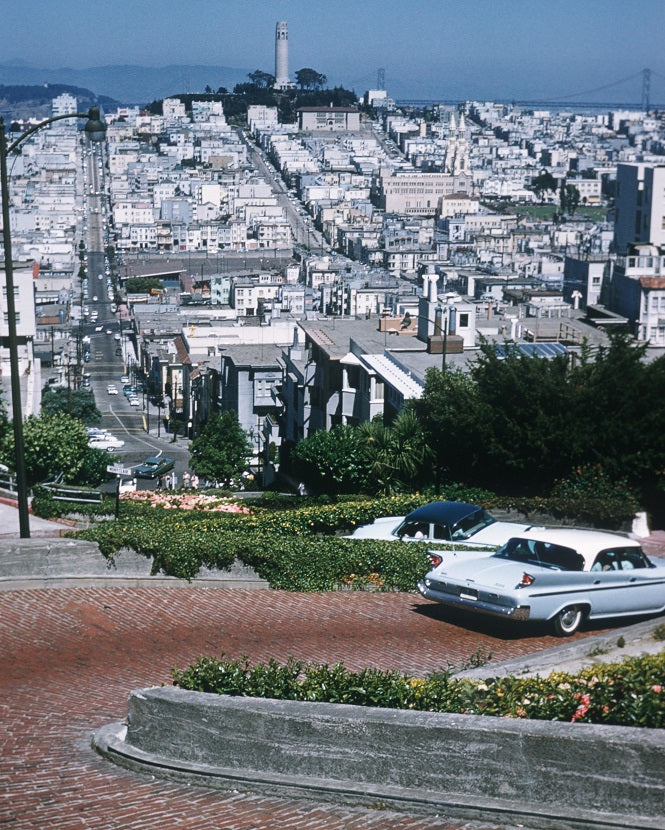 View from Lombard Street 1960 Print