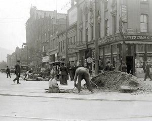 16th and Curtis 1910s Print