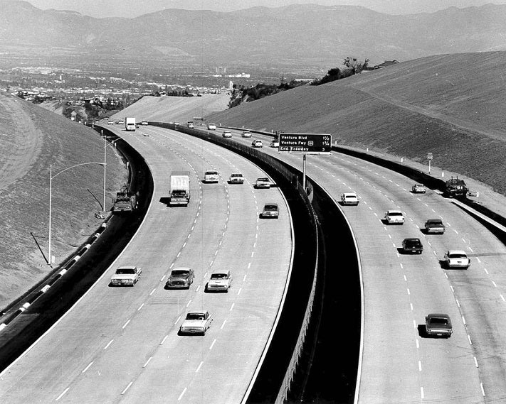 405 Freeway 1962 Print