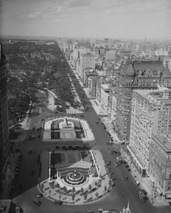 5th Avenue towards Central Park 1910s Print