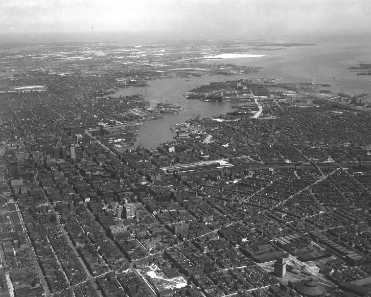 Aerial Baltimore 1935 Print