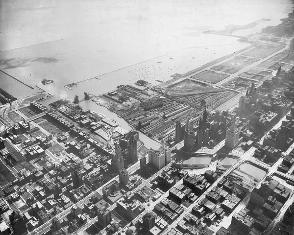 Aerial Chicago 1920s Print – Shop City Merch