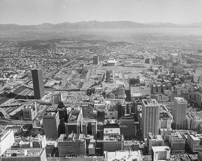 Aerial Los Angeles 1967 Print