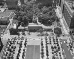 Aerial view of Independence Hall 1970s Print
